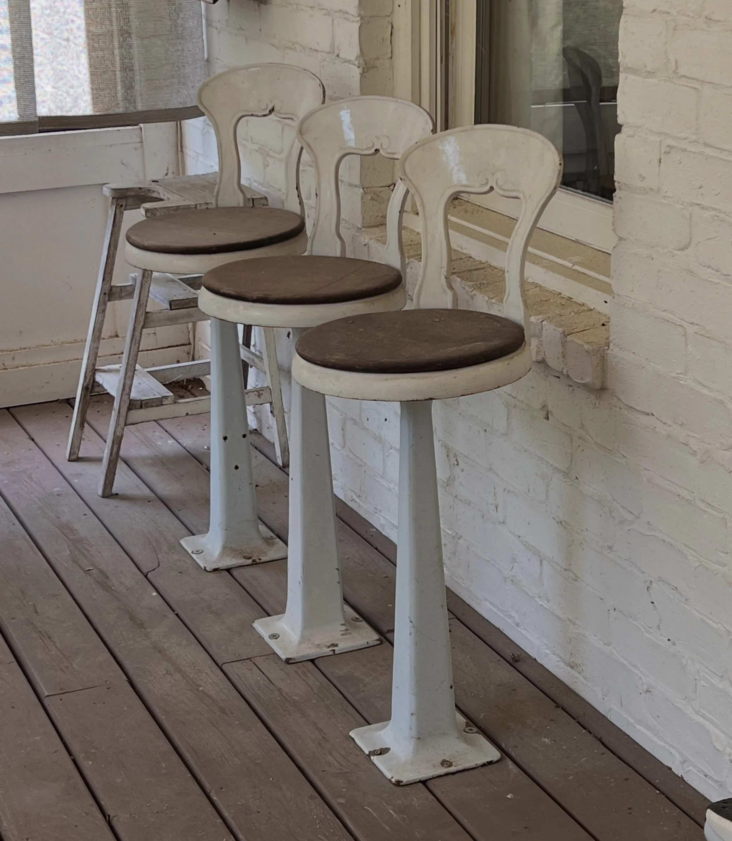 Out picking today for our August 28-29 Pop-Up &ldquo;Shop the Collection&rdquo; event at the new City Farmhouse Warehouse 2 miles from Downtown Franklin.

It was a &ldquo;think about&rdquo; moment for these antique French soda fountain chairs. But, t