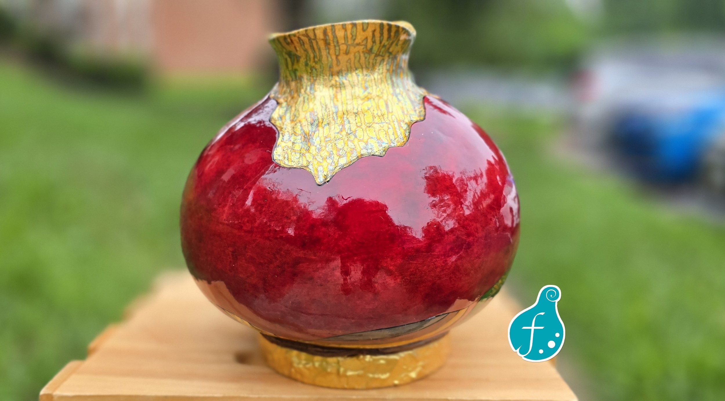 Glorious Grace Gourd Vase