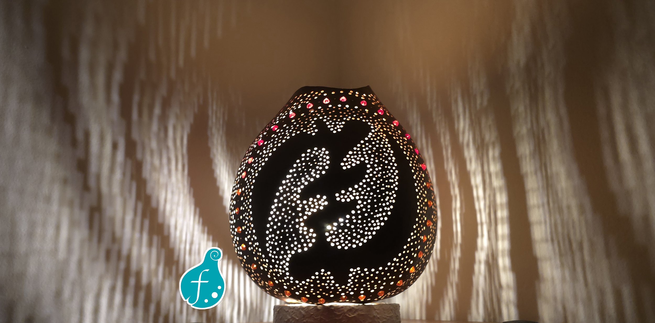 Gourds By Fafa Ghe Nyame lamp..jpg