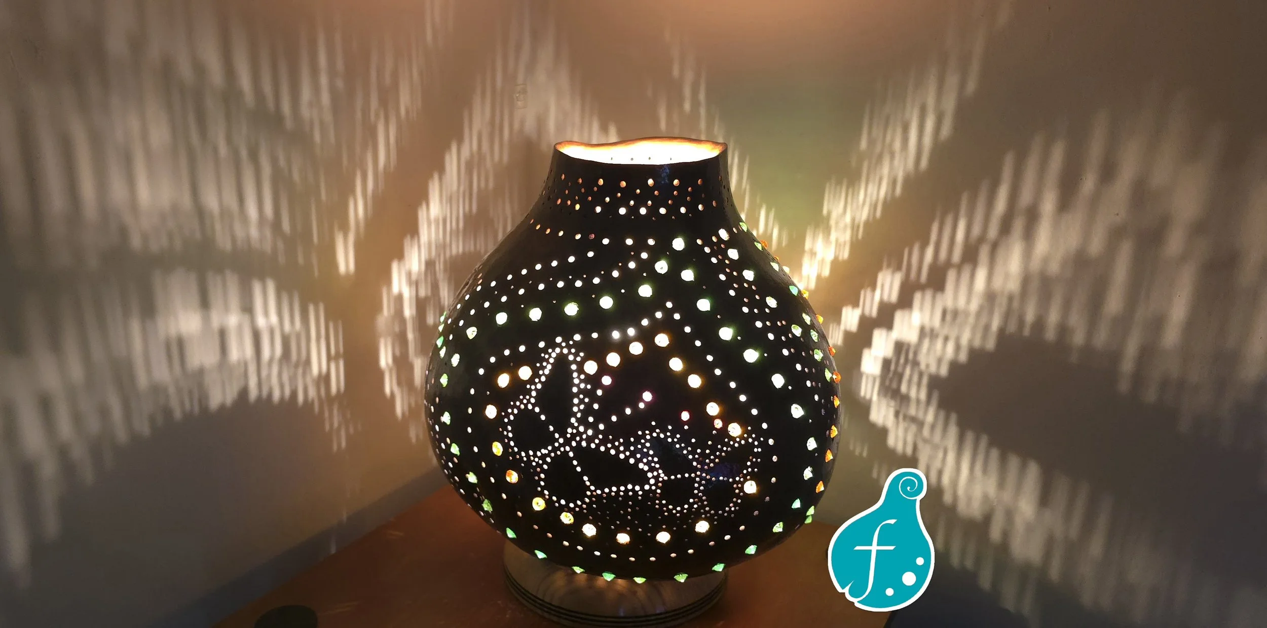 Large Butterfly Gourd Lamp