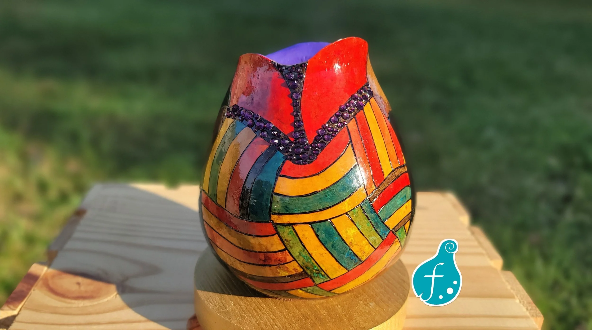 Gourds By Fafa Kente Vase.jpg