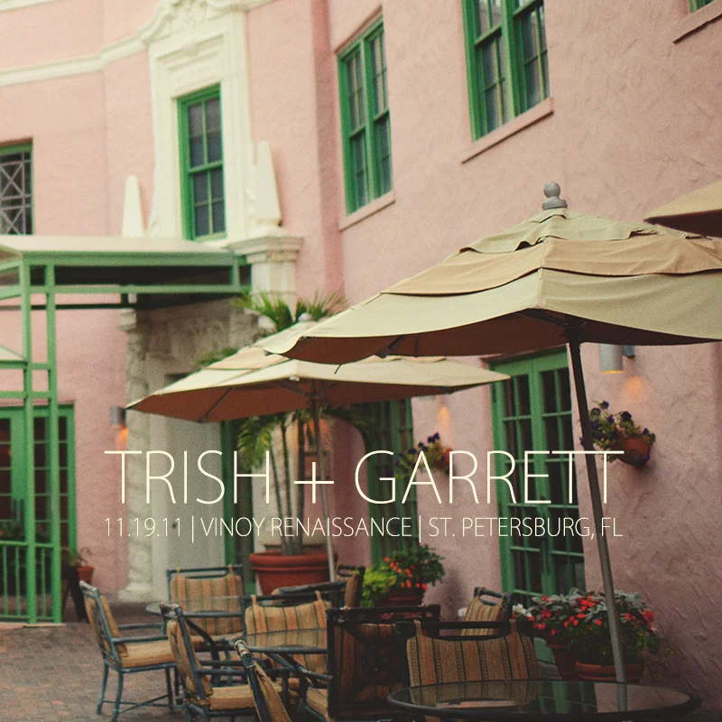 Trish + Garrett | Vinoy Renaissance Wedding | St. Petersburg, FL
