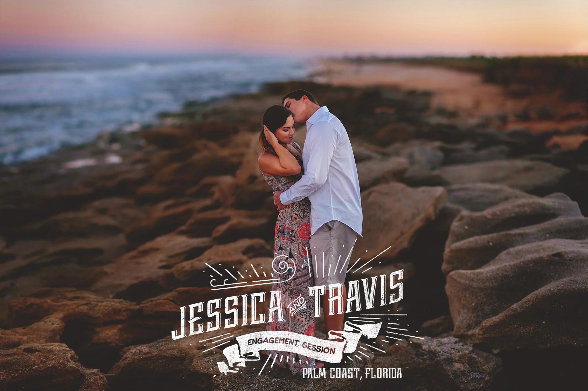 Jessica + Travis | Washington Oaks State Park Engagement Session | Palm Coast, FL