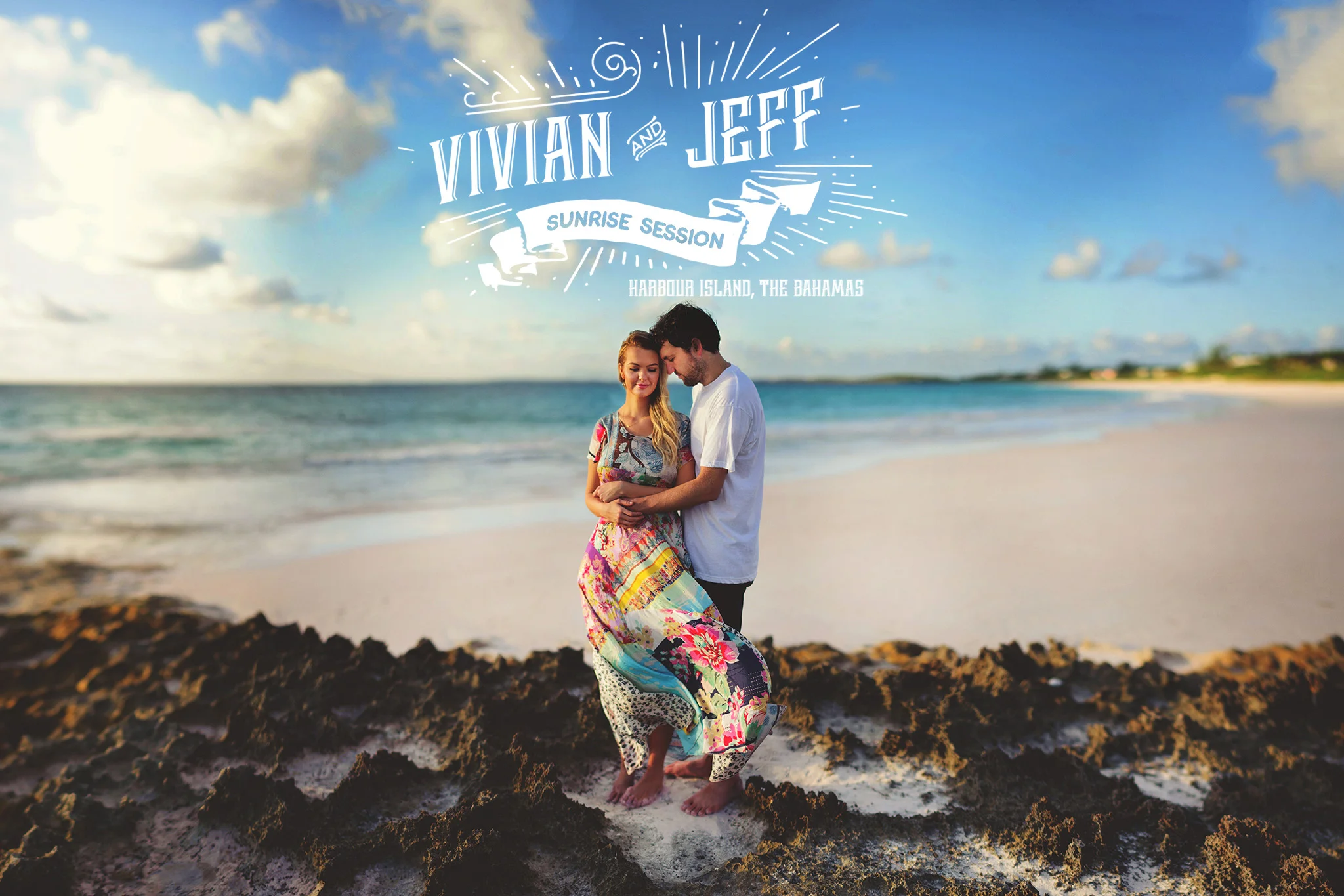 Vivian + Jeff | Sunrise Session | Harbour Island Bahamas