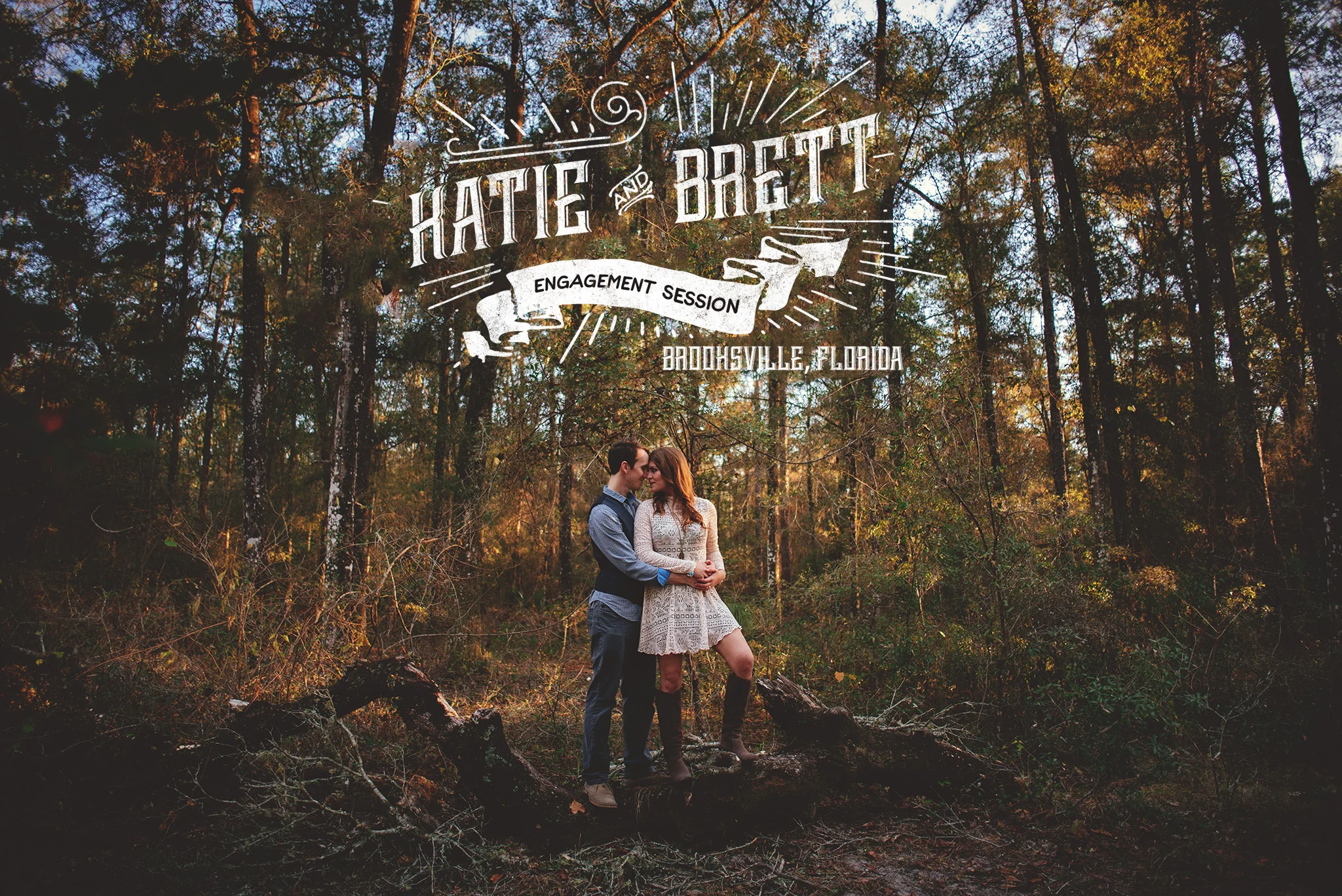 Kate + Brett | Florida Hiking Engagement | Brooksville, FL