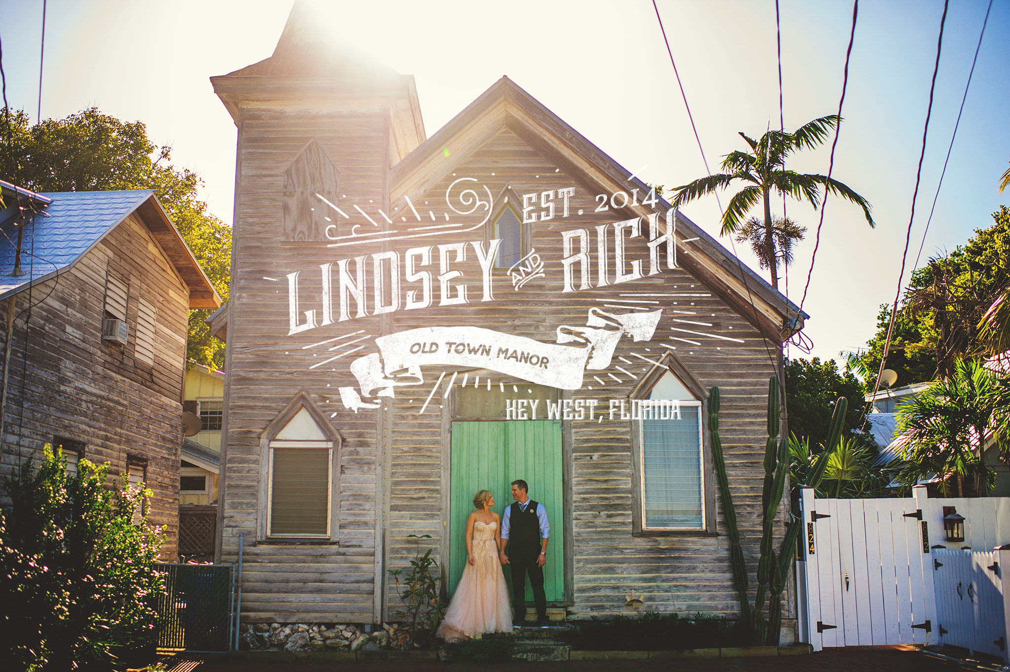 Lindsey + Rick | Old Town Manor Wedding | Key West, FL