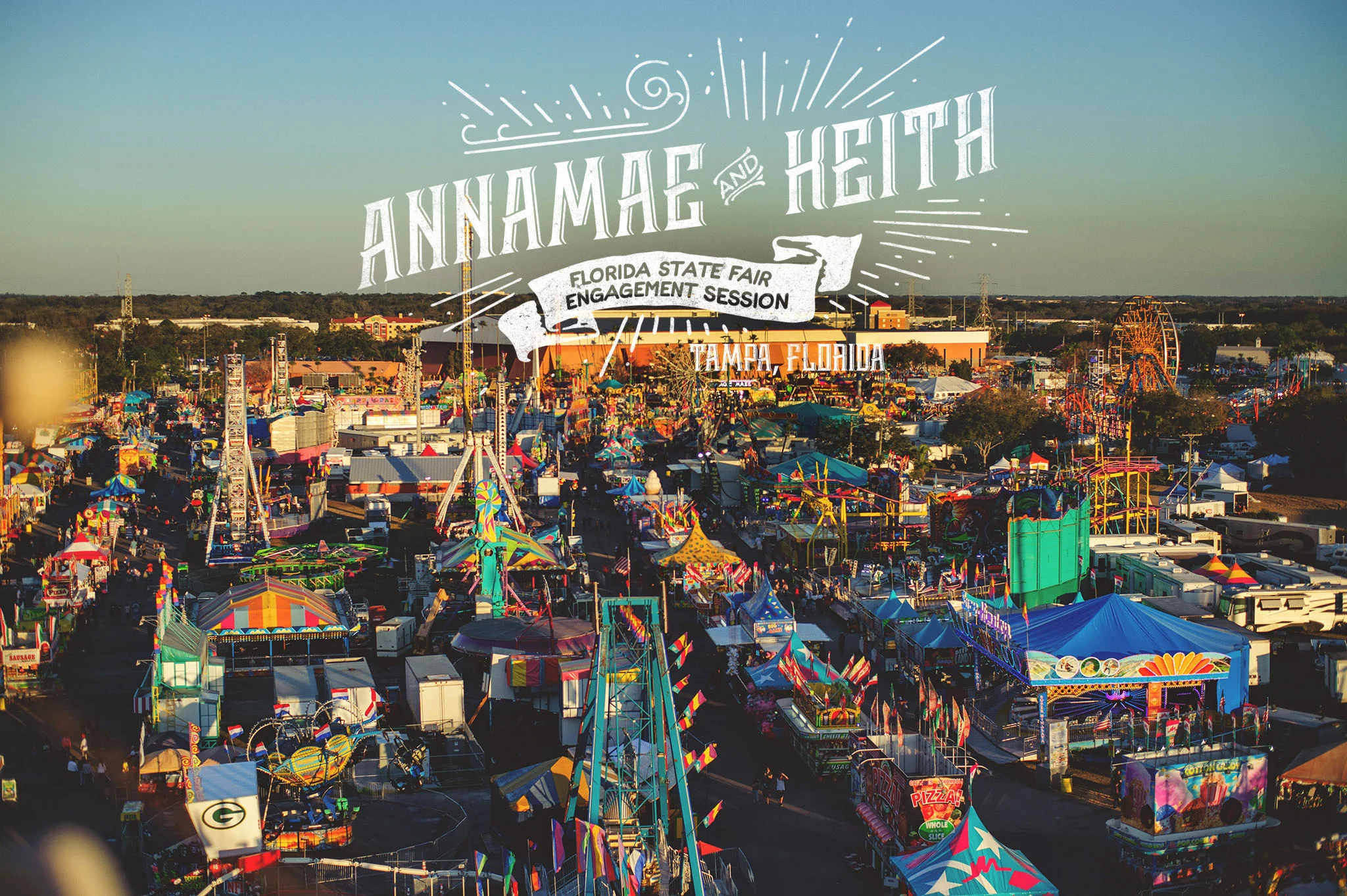 Annamae + Keith | Florida State Fair Engagement Session | Tampa, FL 