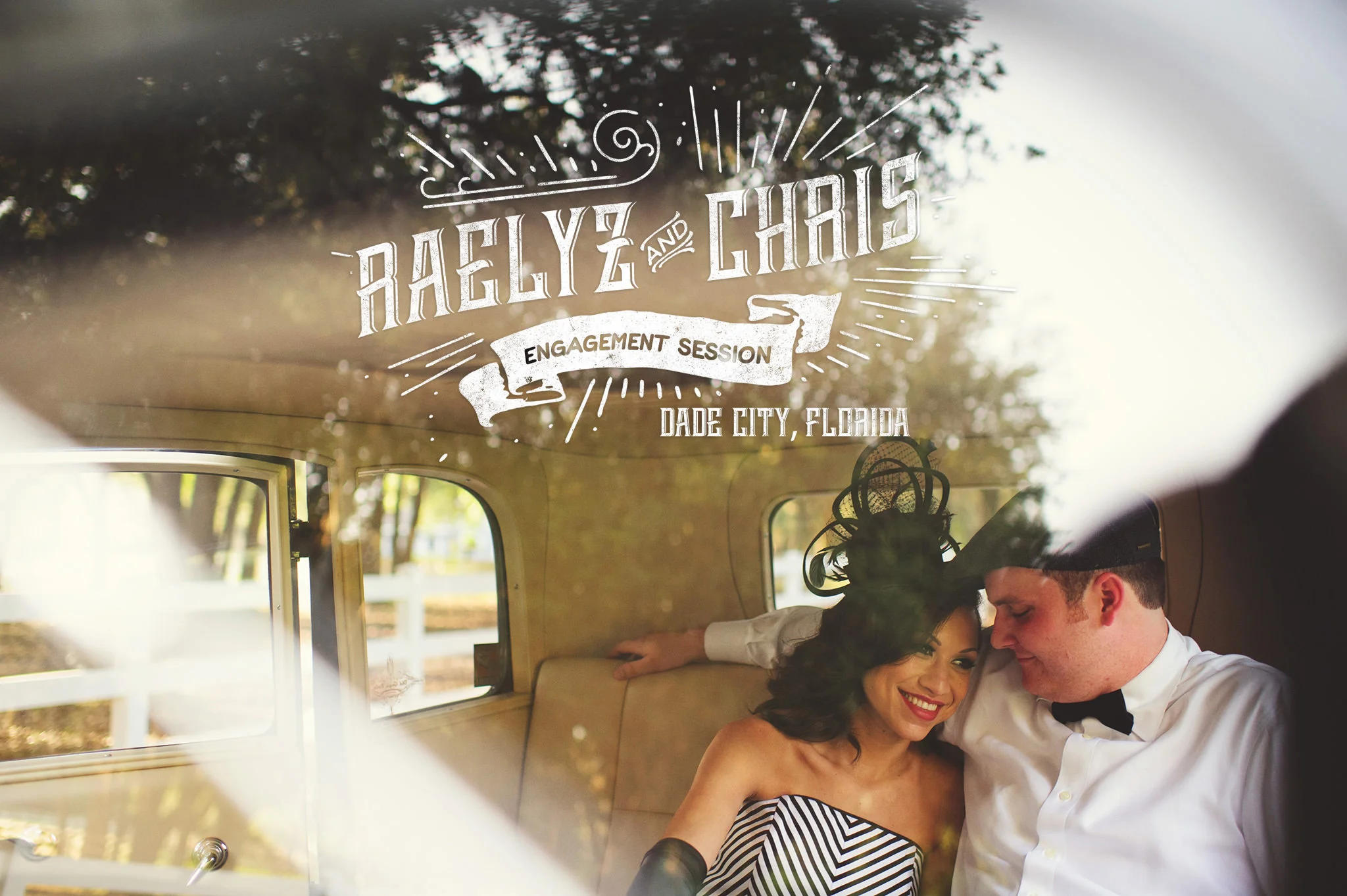 Raelyz + Chris | Vintage Engagement Session | Dade City, FL