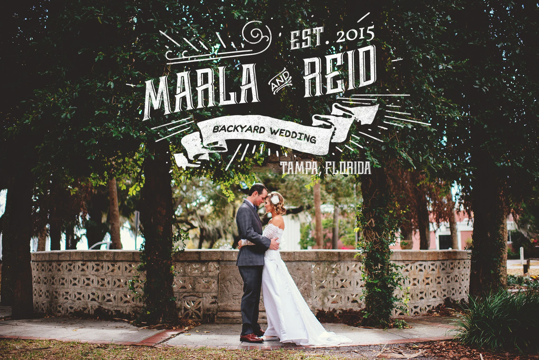 Marla + Reid | Tampa Backyard Wedding | Tampa, FL
