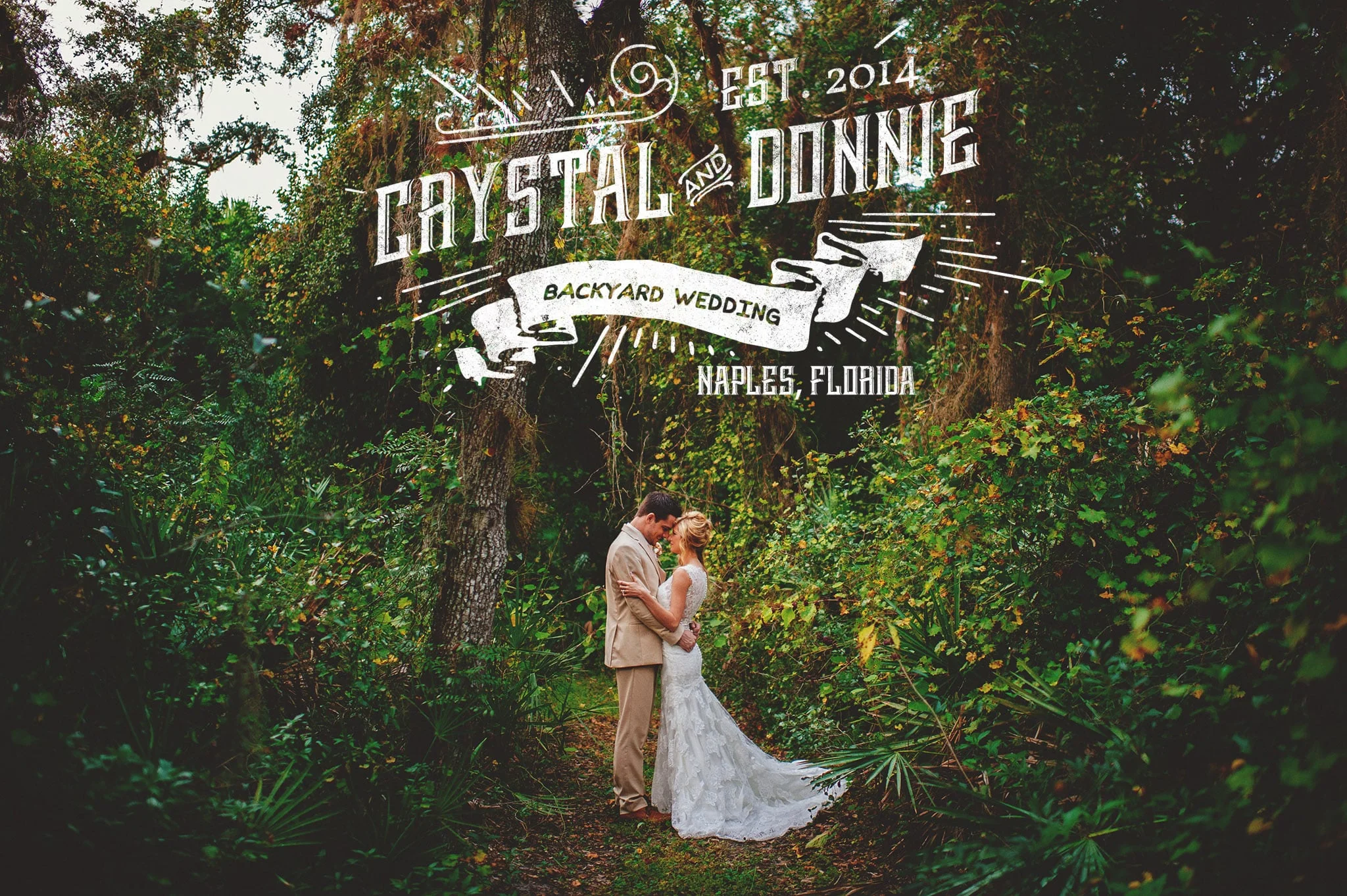 Crystal + Donnie | Backyard Wedding | Naples, FL