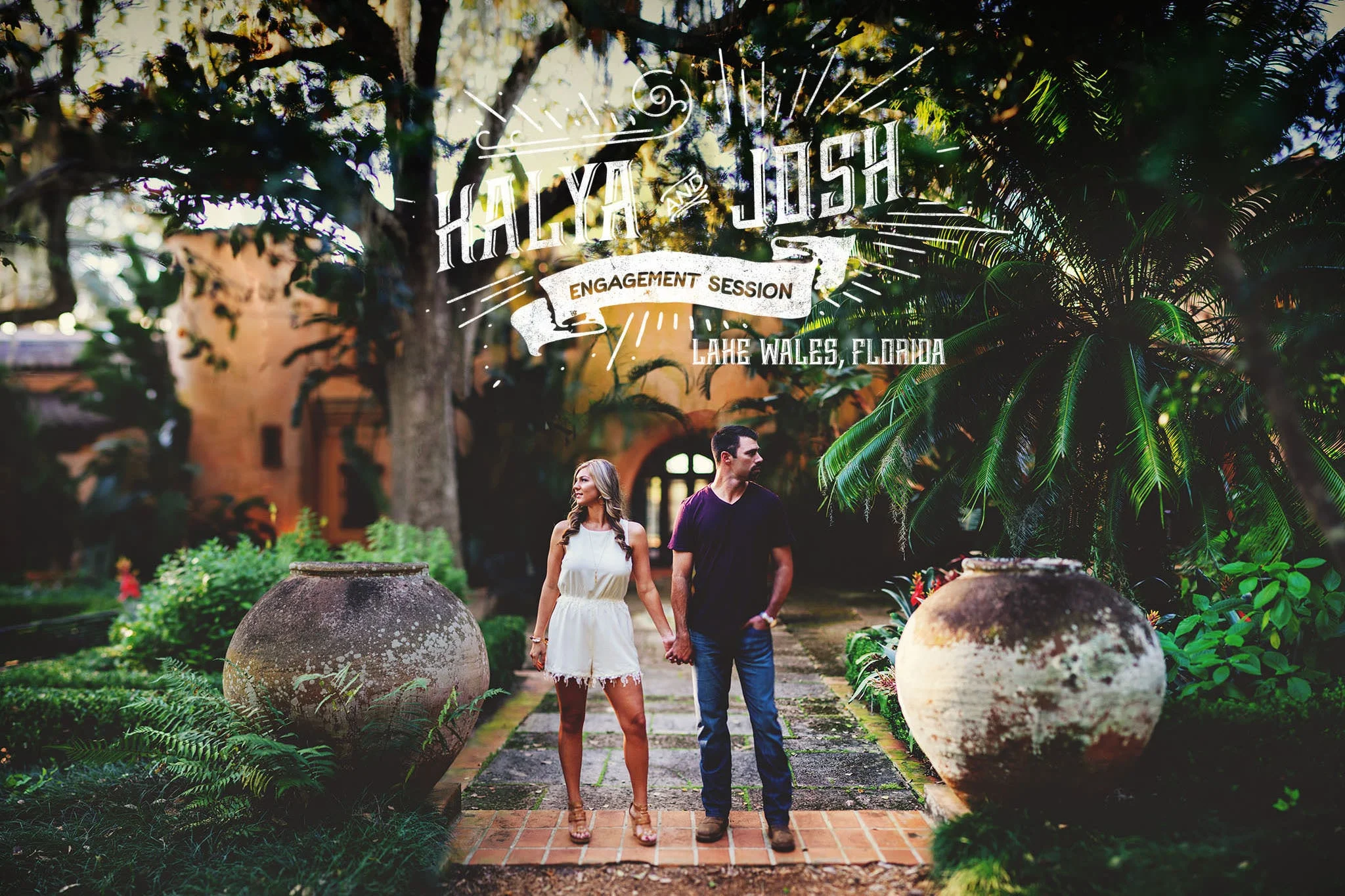 Kayla + Josh | Bok Tower Engagement Session | Lake Wales, FL