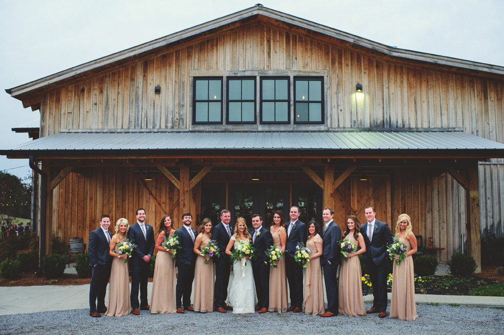 mint springs farm wedding: bridal party