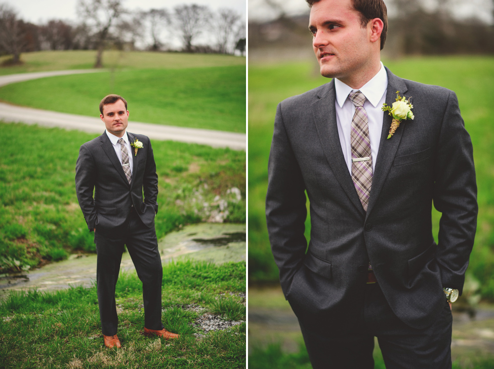 mint springs farm wedding: groom photos