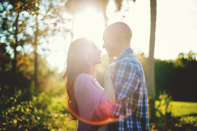 romantic tampa engagement photos