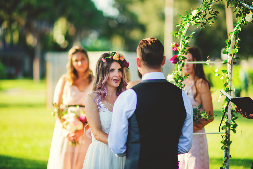 St Pete Backyard Wedding