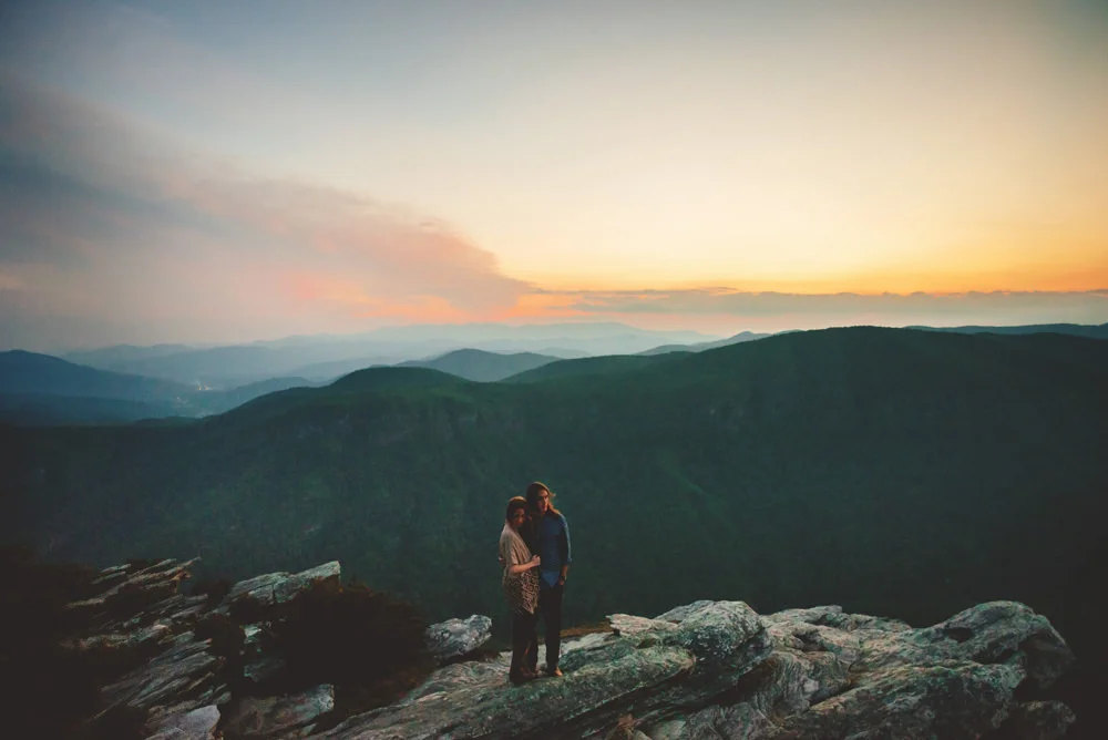 blue ridge mountain elopement