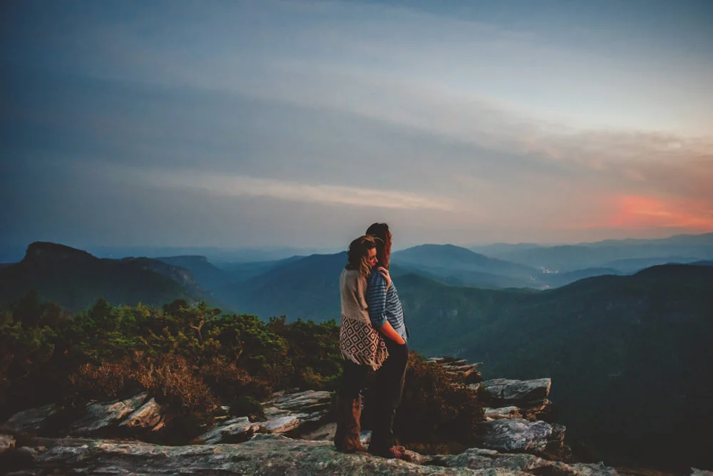 north carolina mountain elopement