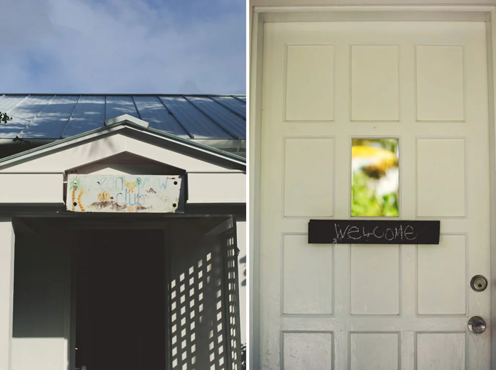 ocean view club wedding : front door