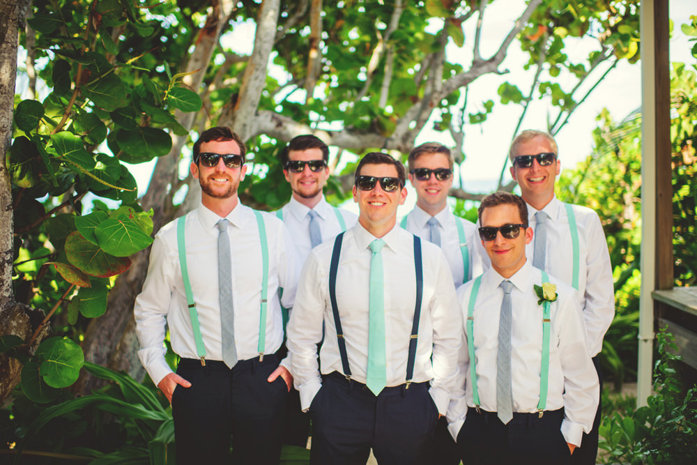 ocean view club wedding : groomsmen