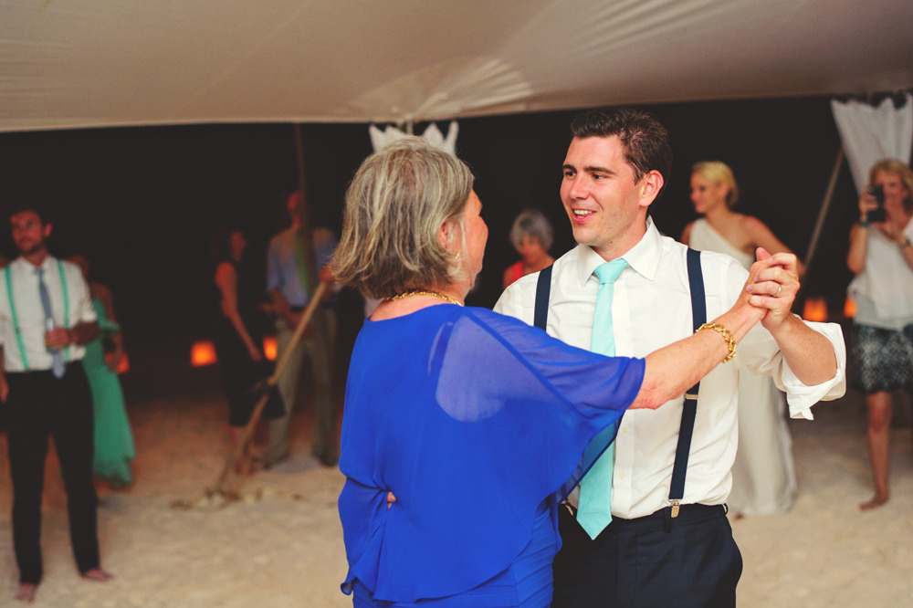 ocean view club wedding : mother son dance