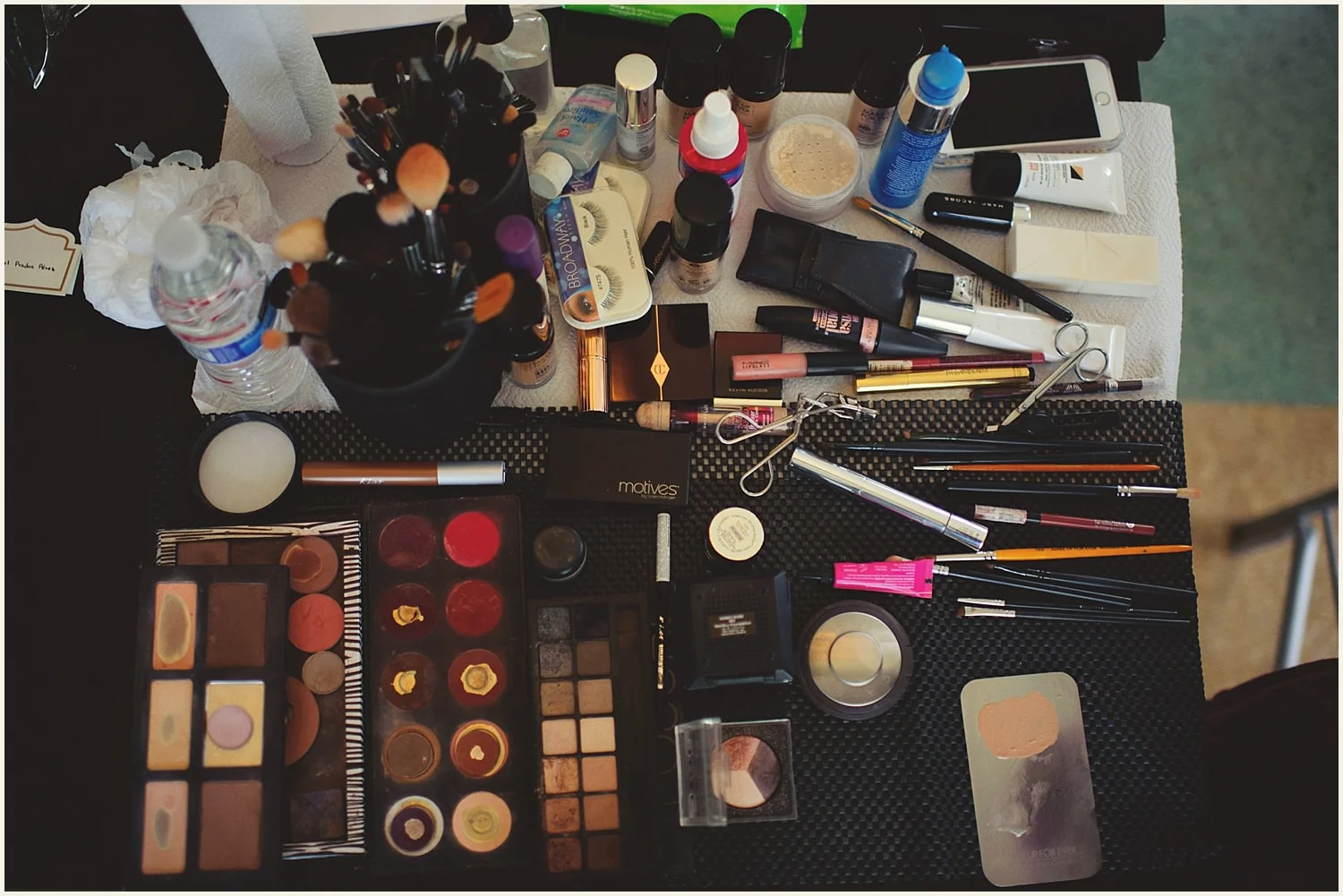 makeup setup