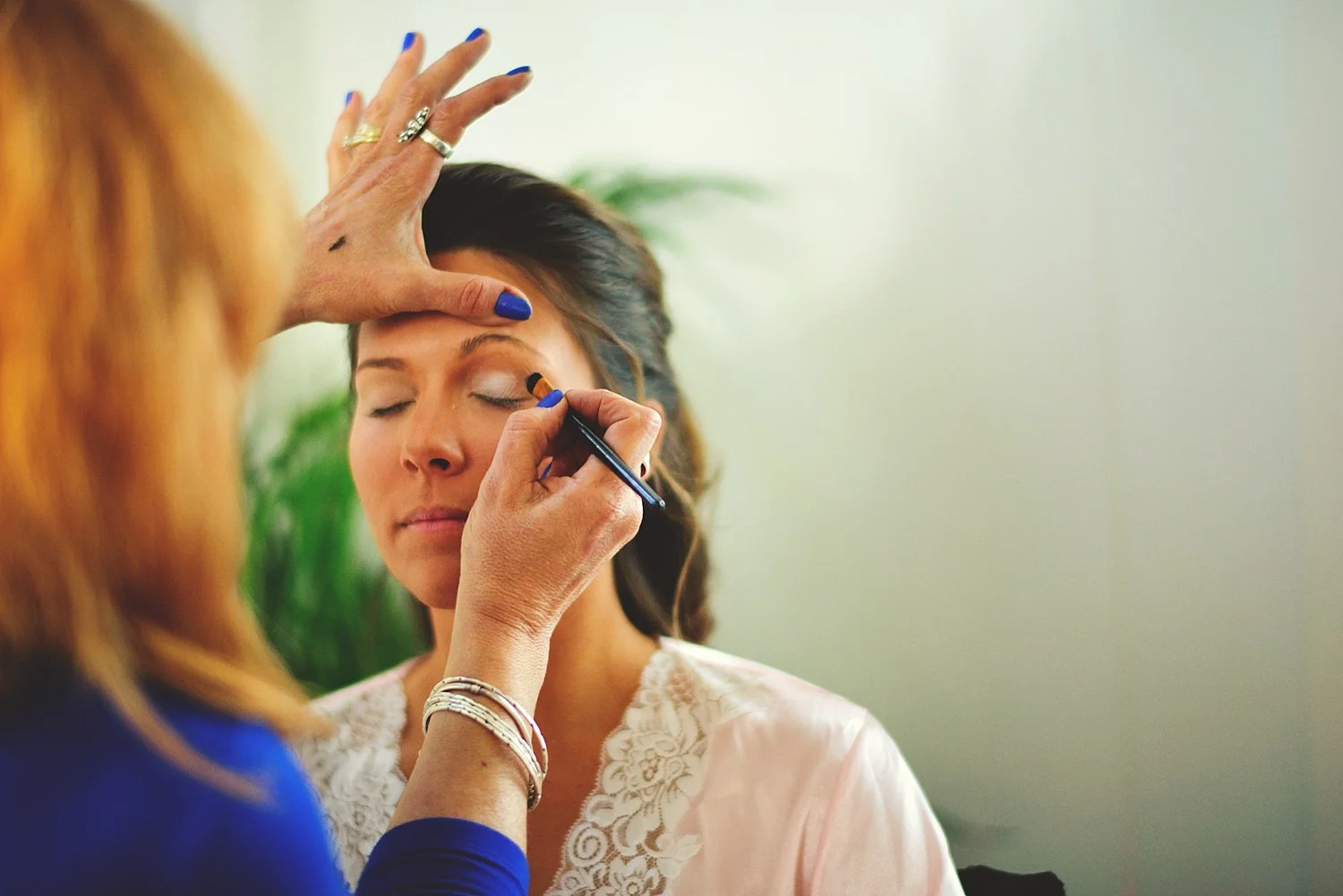 pierre's restaurant wedding: brides makeup