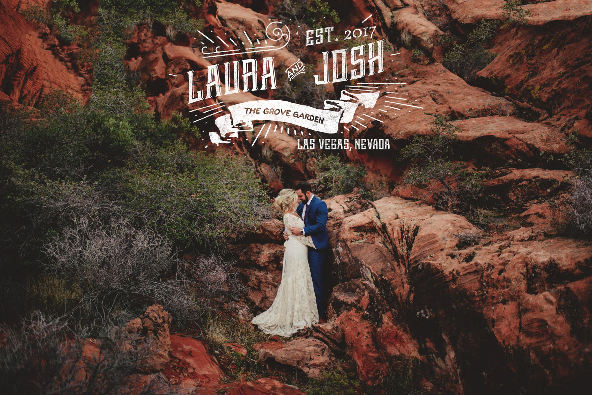 Laura + Josh | The Grove Garden | Las Vegas, NV