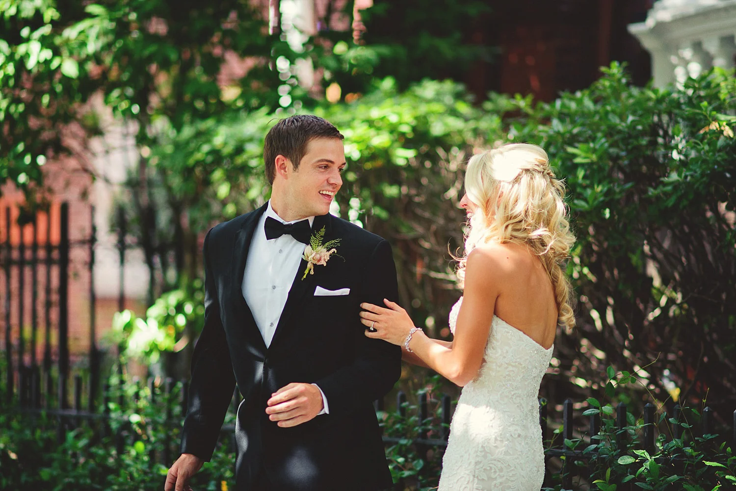 Harper Fowlkes House wedding: first look