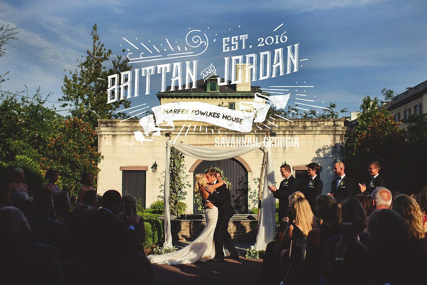 Harper Fowlkes House Wedding | Savannah, GA | Brittany + Jordan 