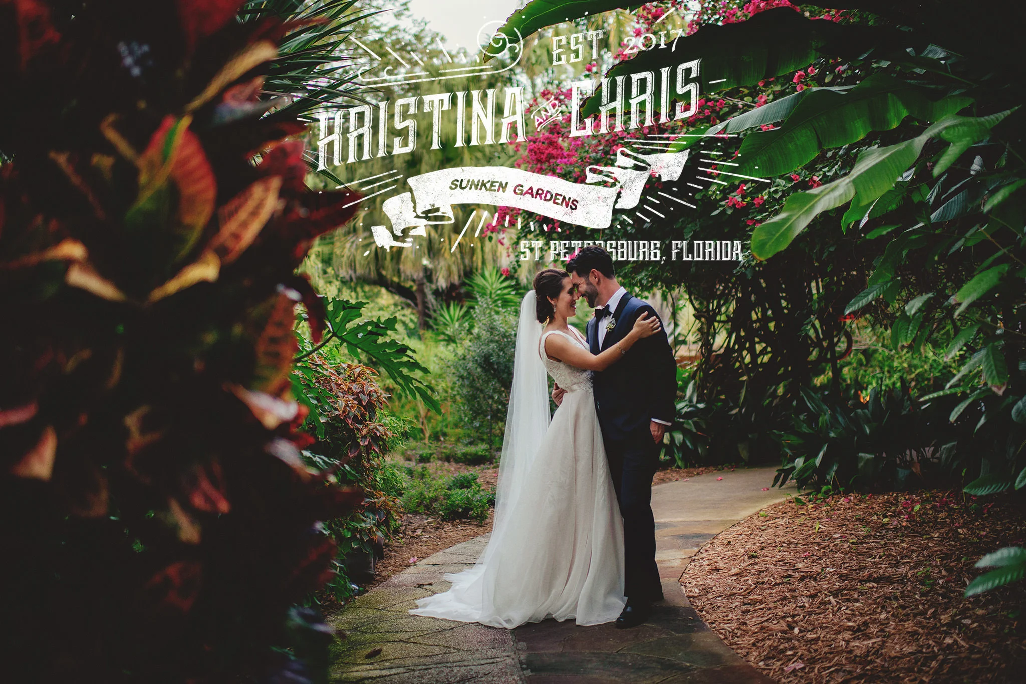 Kristina + Chris | Sunken Gardens | St. Petersburg, FL