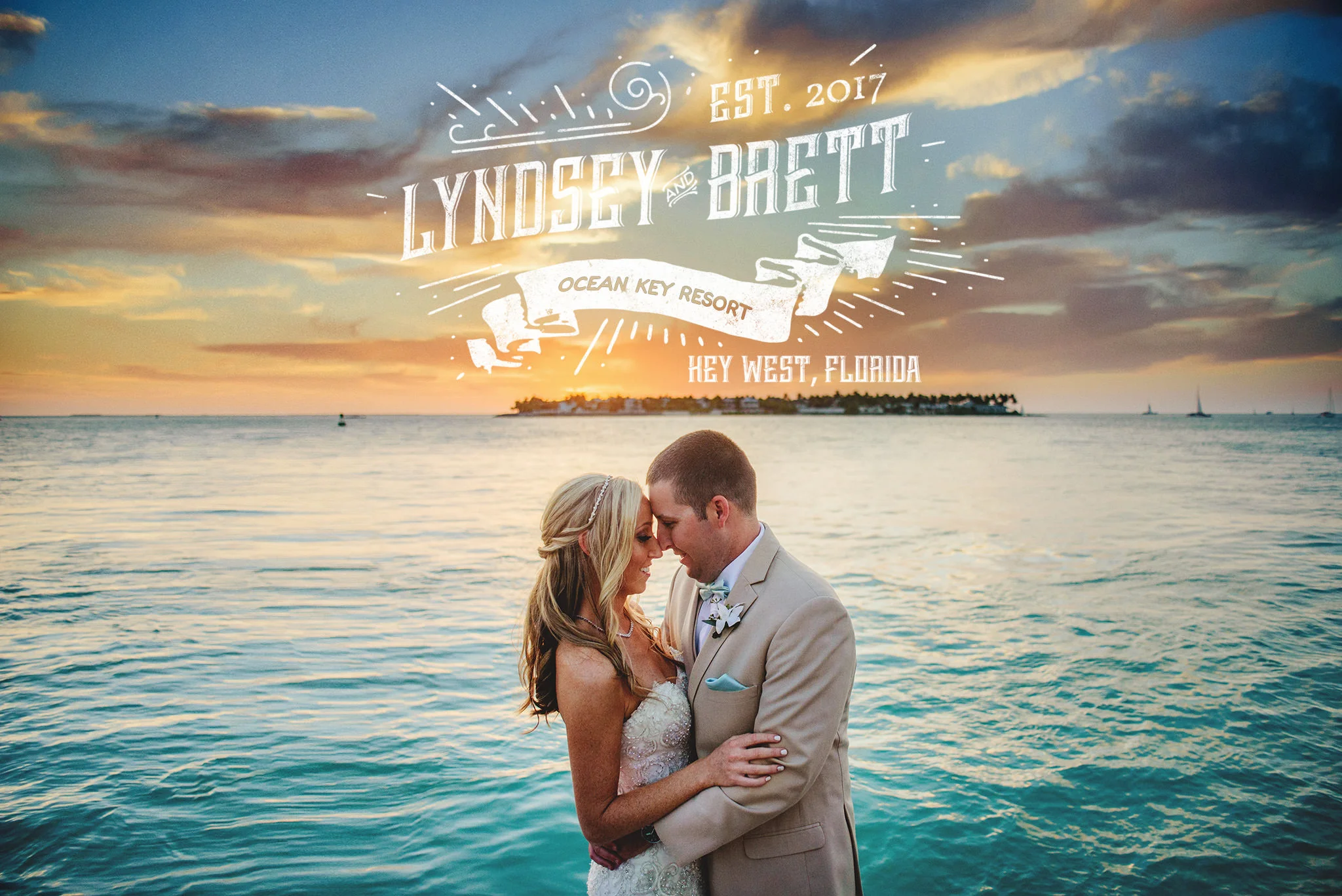 Lyndsey + Brett | Ocean Key Resort | Key West, FL
