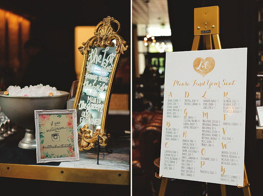 oxford exchange wedding : seating chart