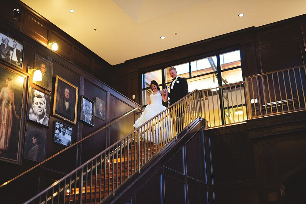 oxford exchange wedding : bride and groom introductions