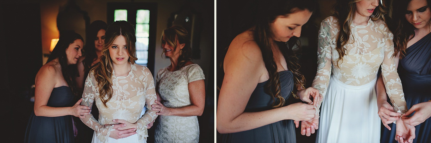 casa feliz wedding photos: button sleeves