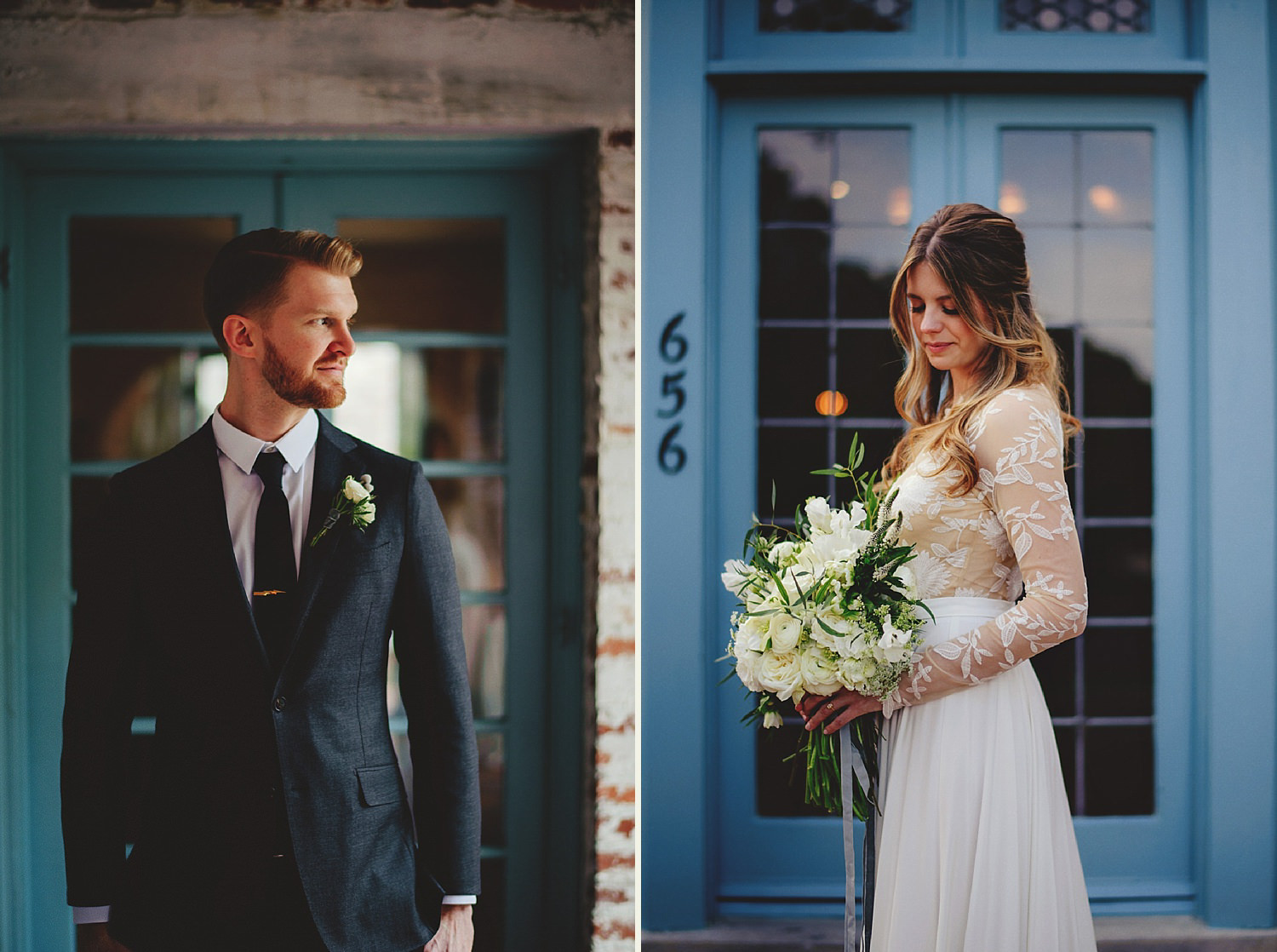 casa feliz wedding photos: portraits of bride and groom