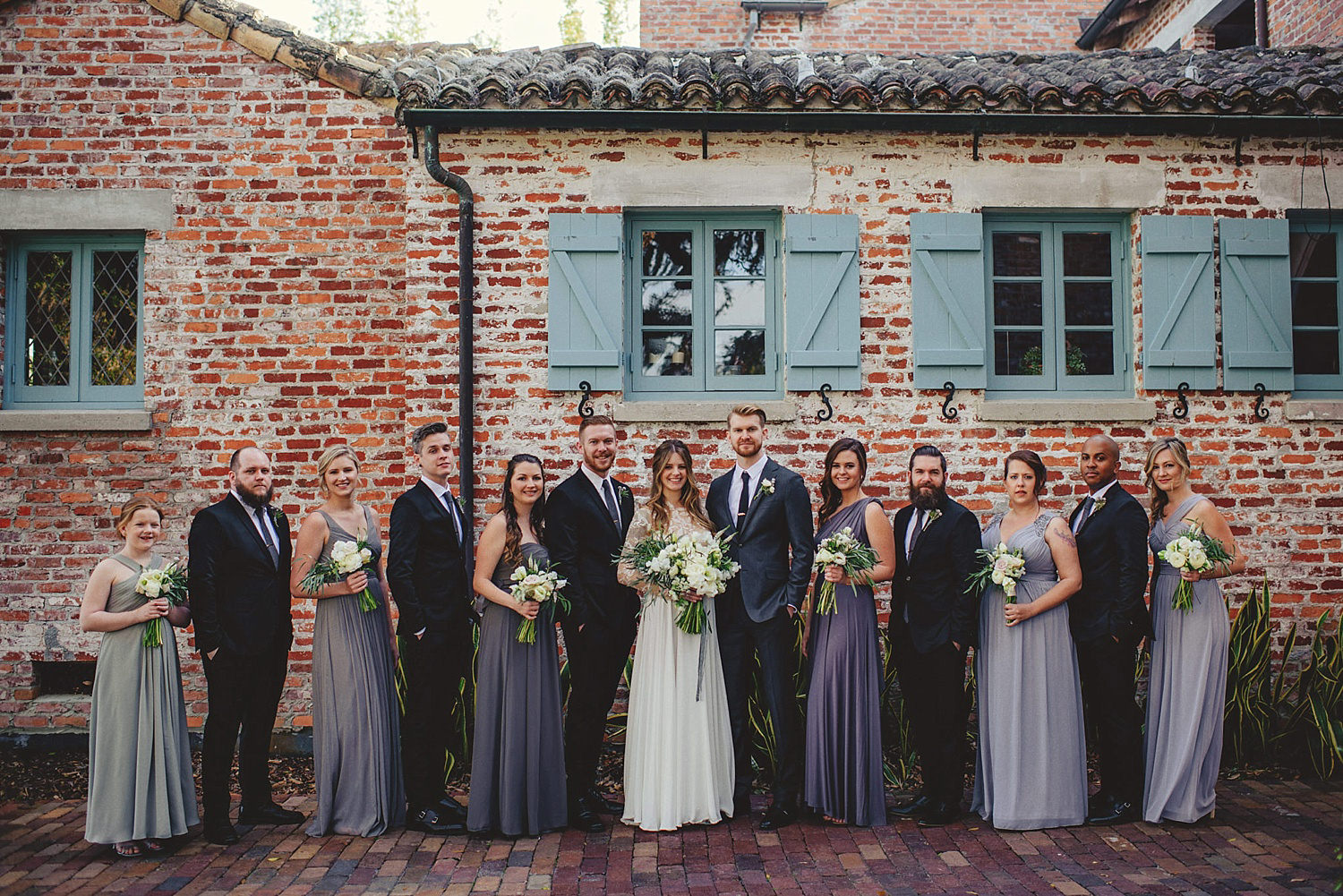 casa feliz wedding photos: bridal party