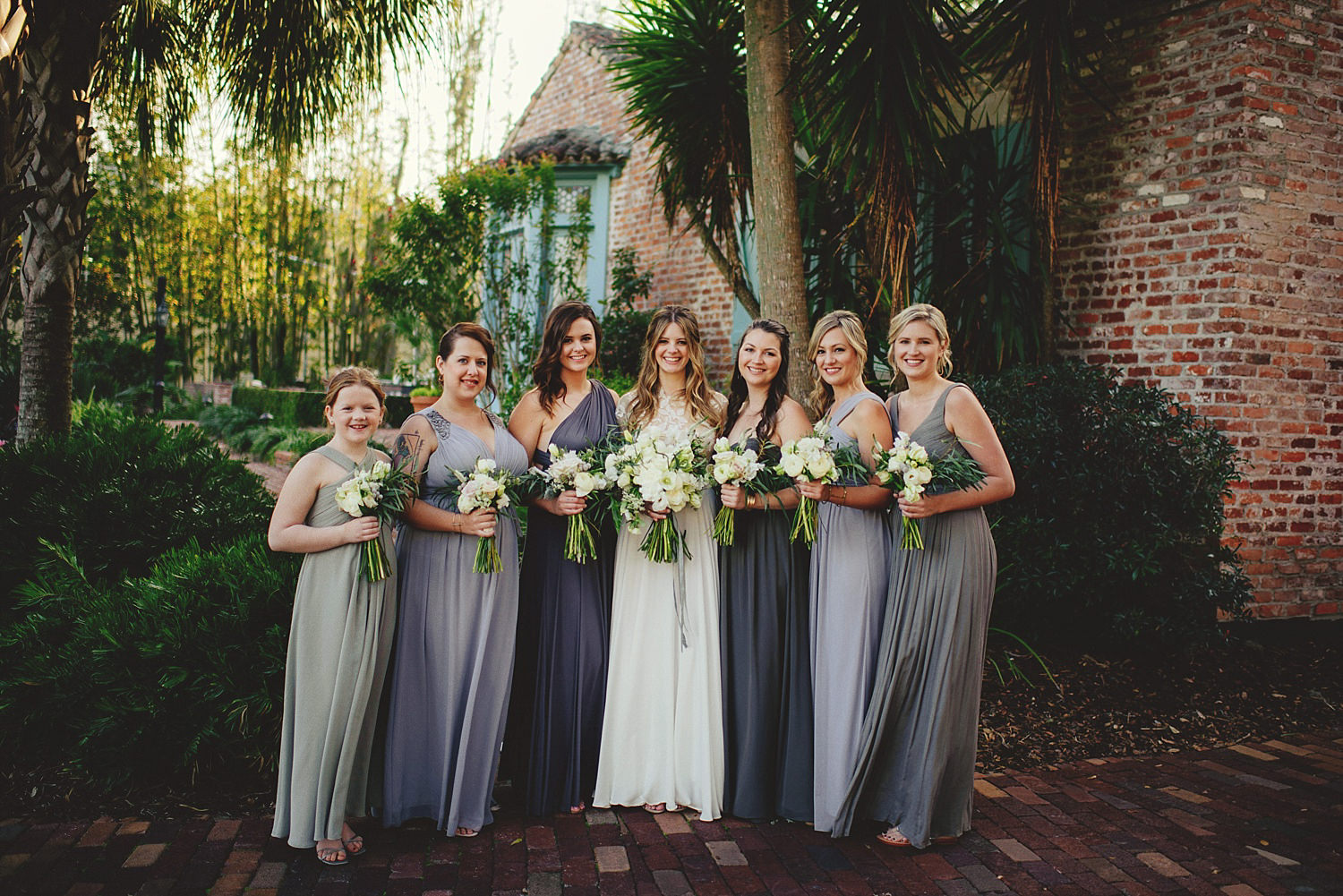 casa feliz wedding photos: bridesmaids