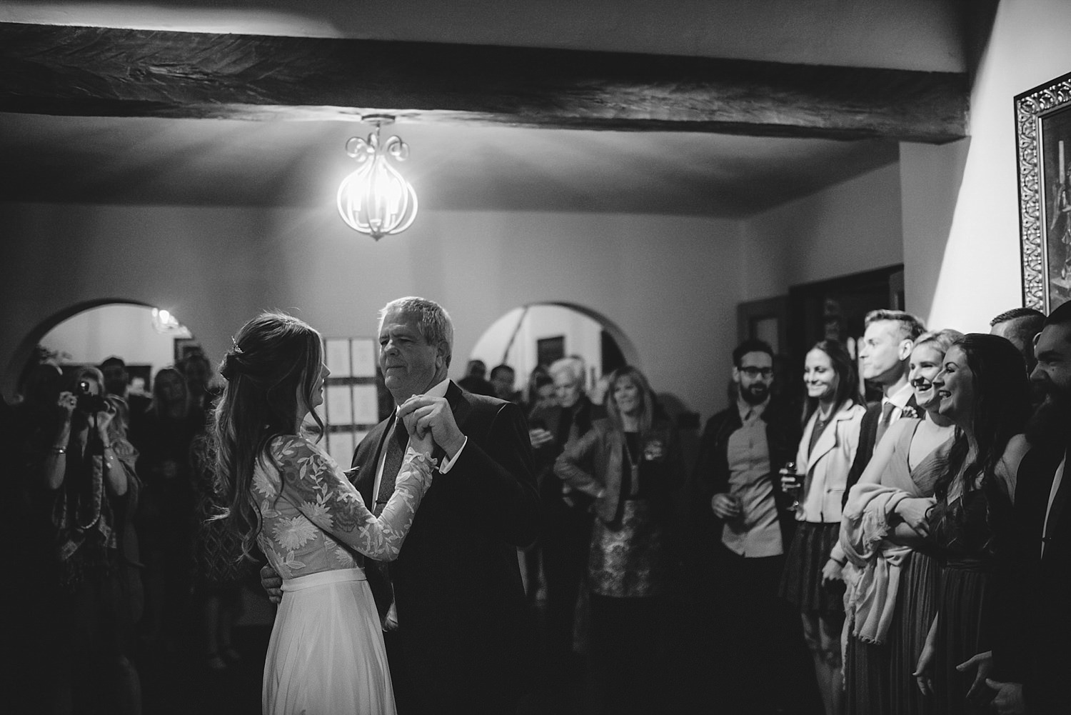 casa feliz wedding photos: father daughter dance