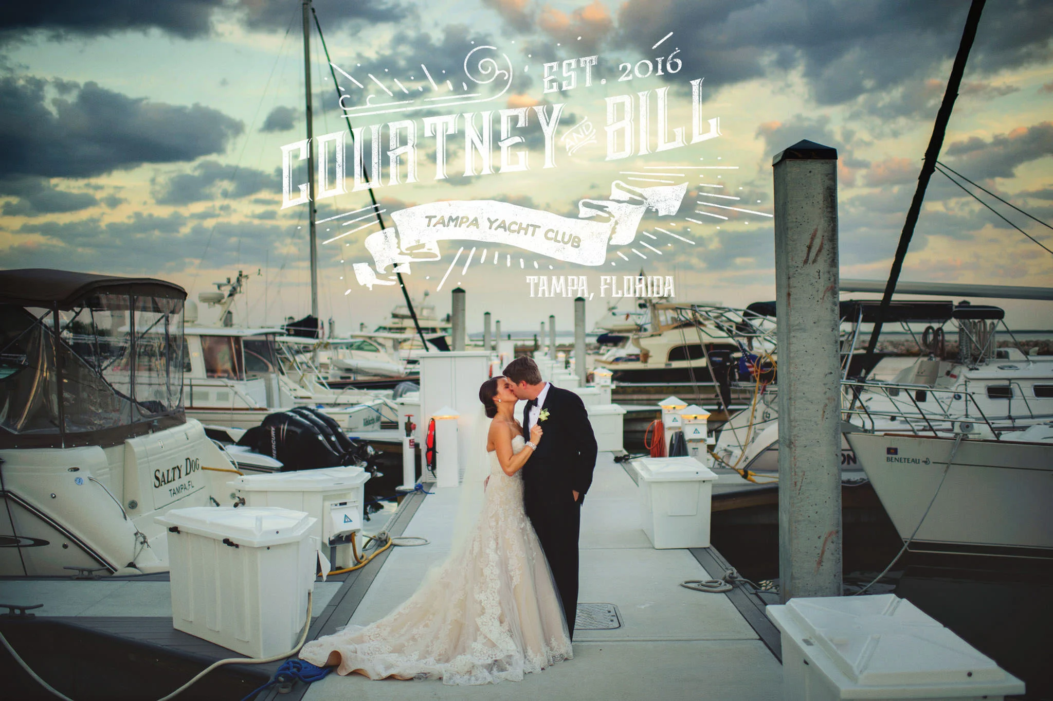 Courtney + Bill | Tampa Yacht Club| Tampa, FL
