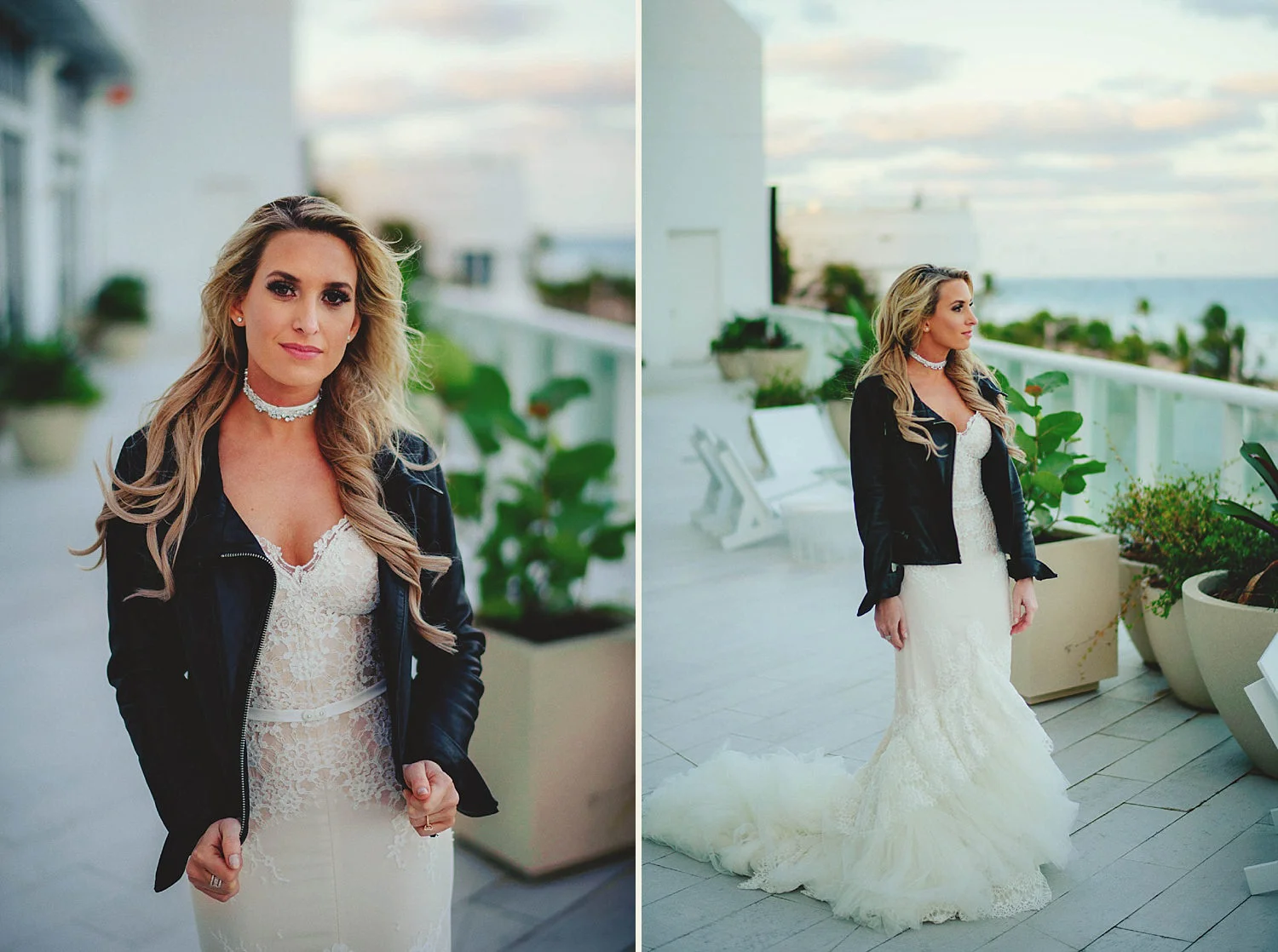 rad bride in leather jacket inbal dror