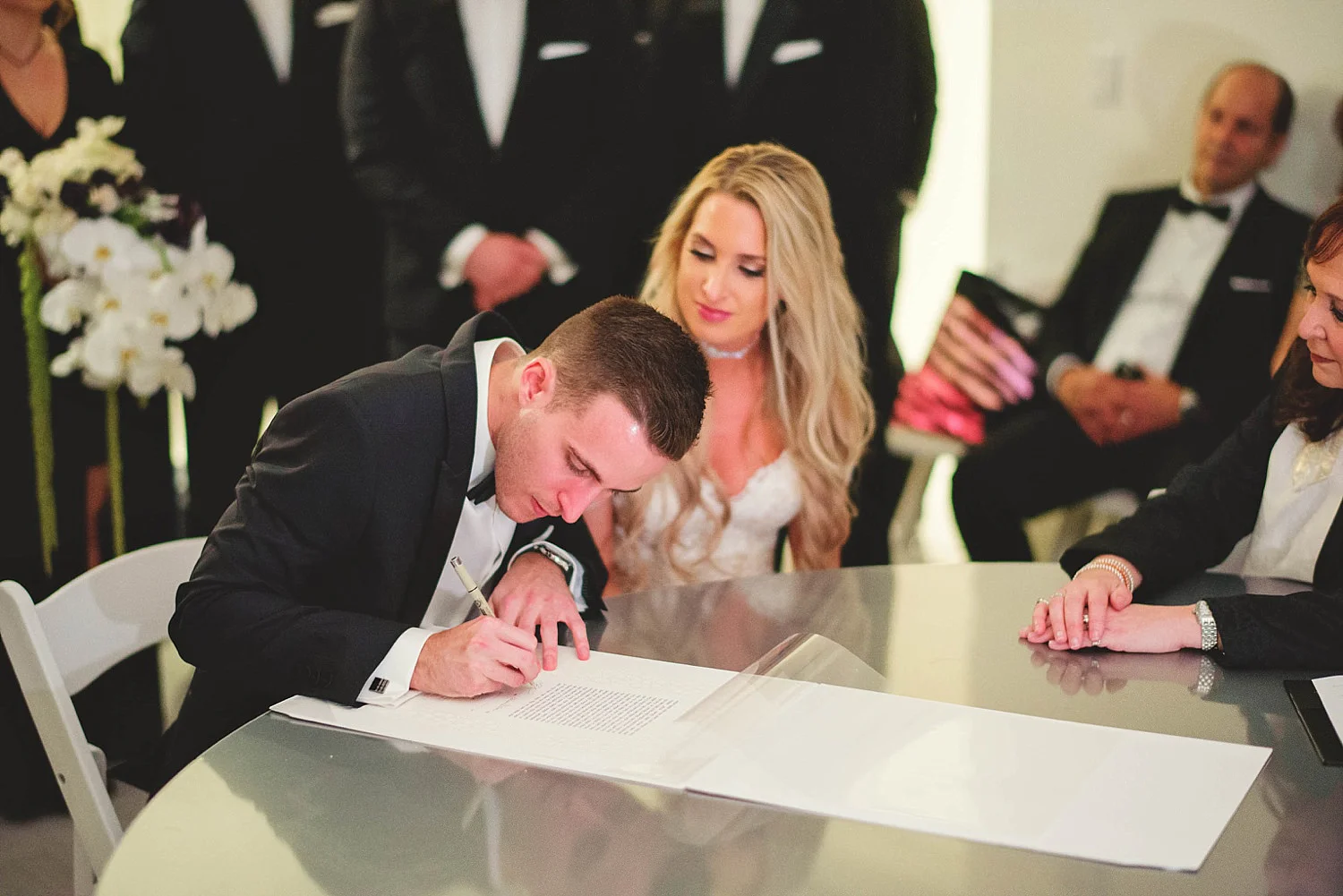 romantic-w-fort-lauderdale-wedding: signing the kutabah