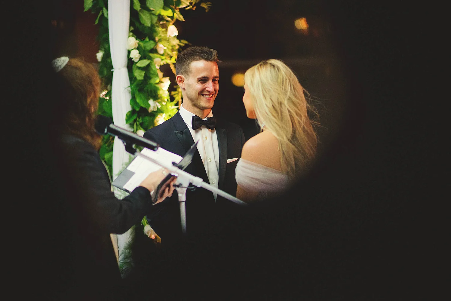 romantic-w-fort-lauderdale-wedding: groom smiling at bride