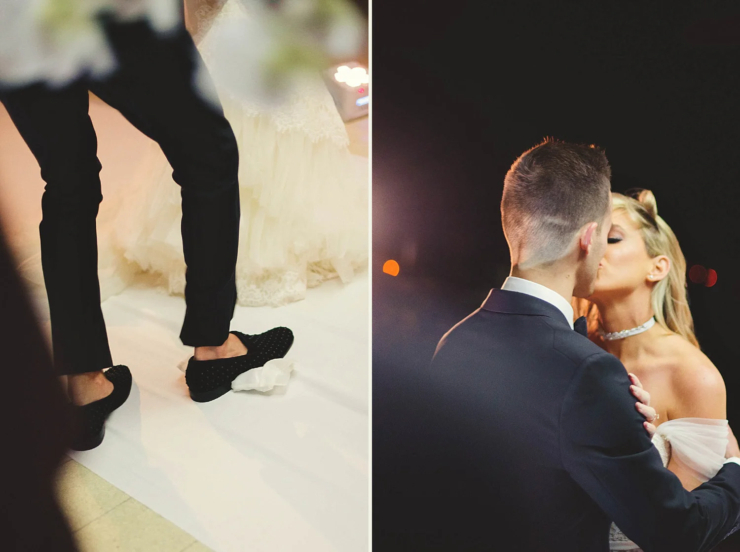 romantic-w-fort-lauderdale-wedding: smashing the glass and first