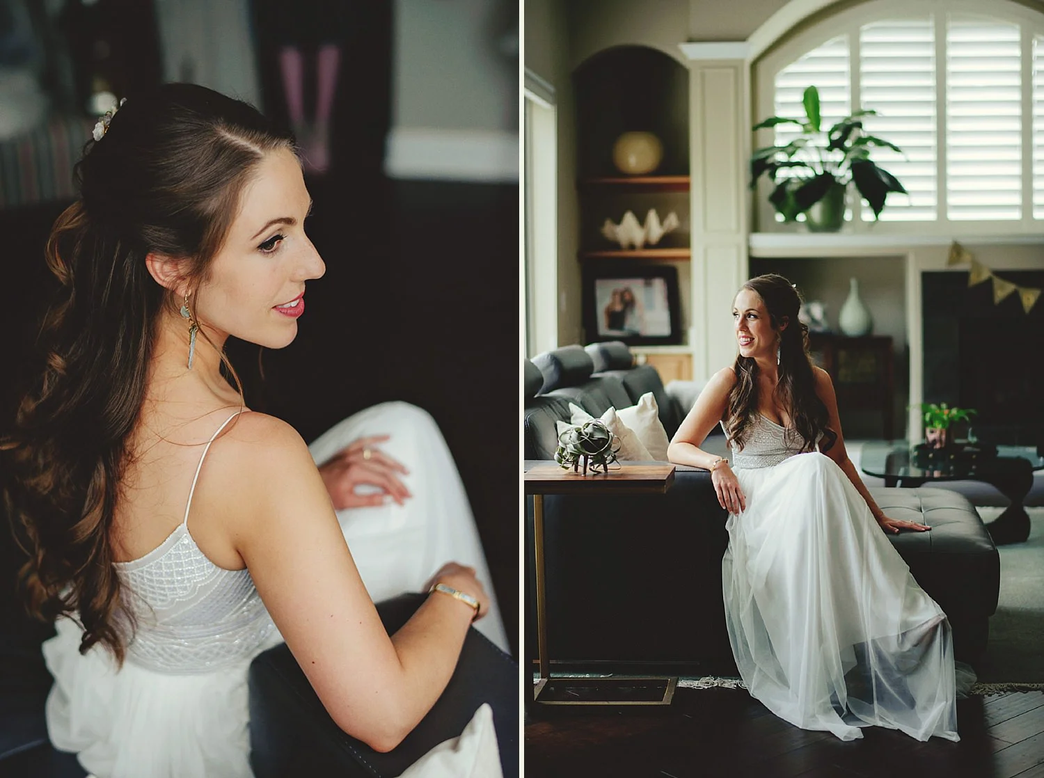 knowles memorial chapel wedding: bridal portraits