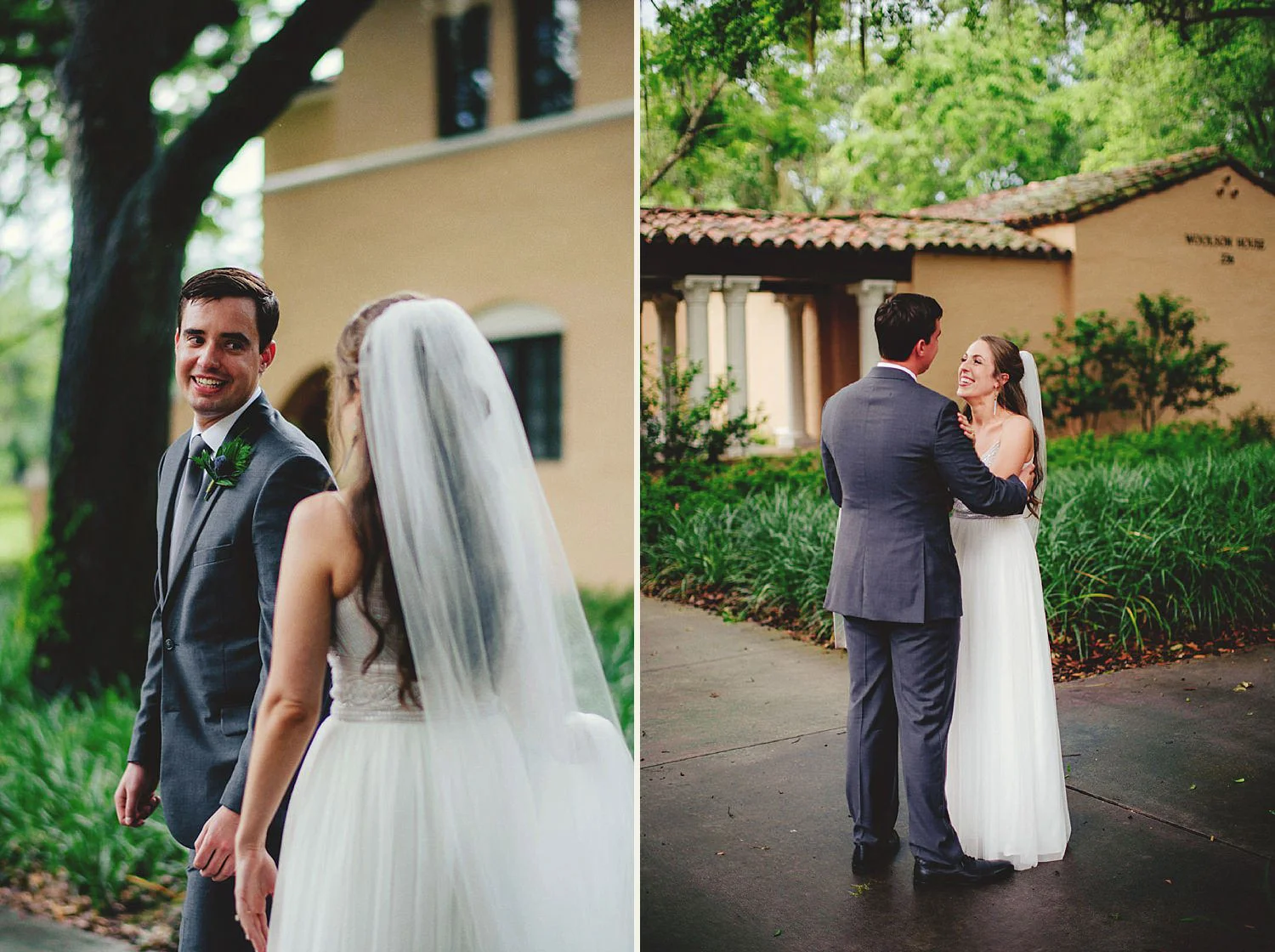 knowles memorial chapel wedding: first look
