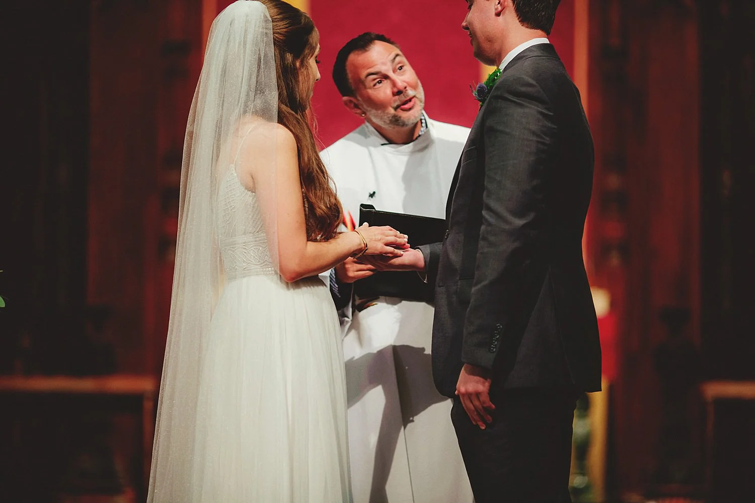 knowles memorial chapel wedding: