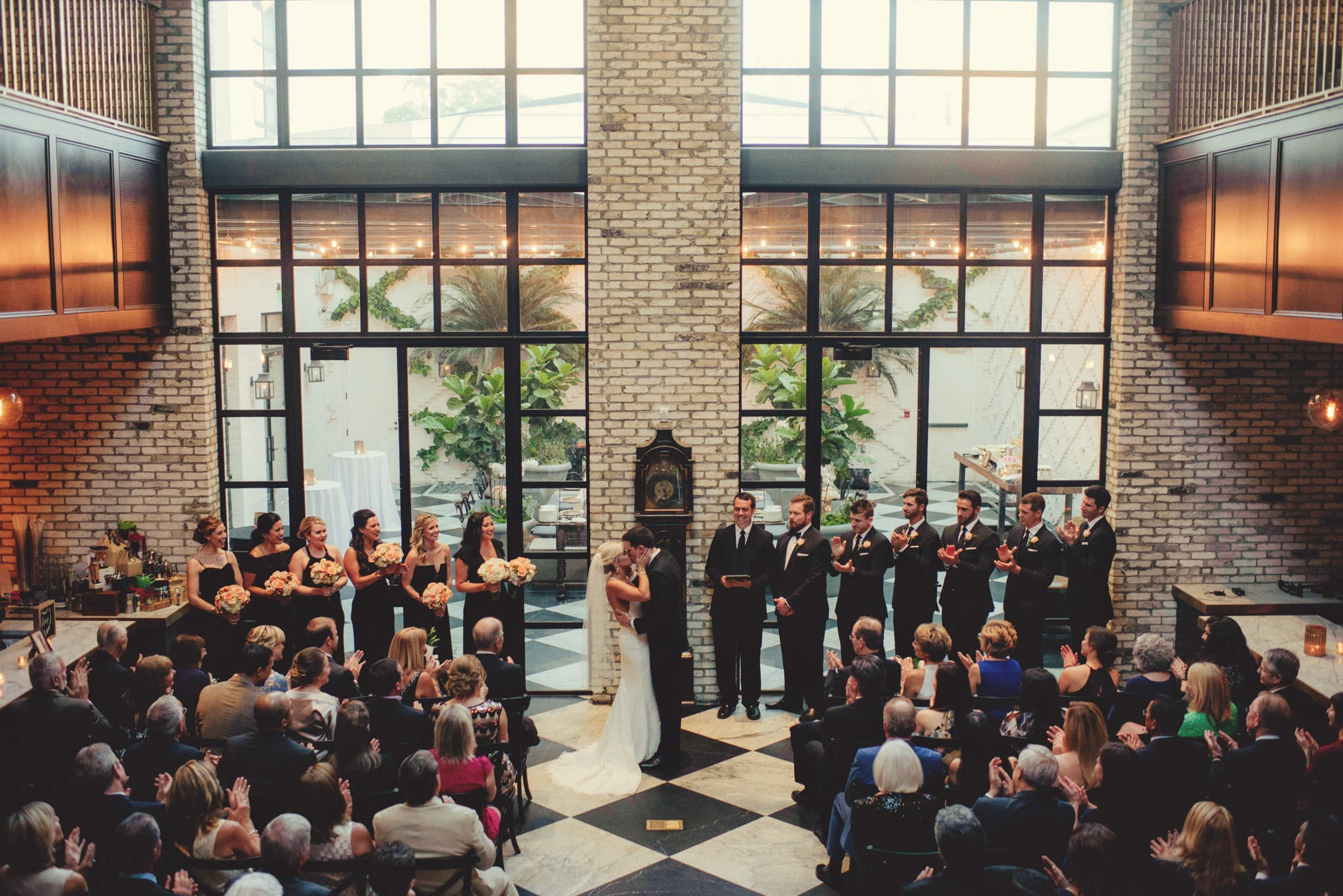 industrial oxford exchange wedding photos