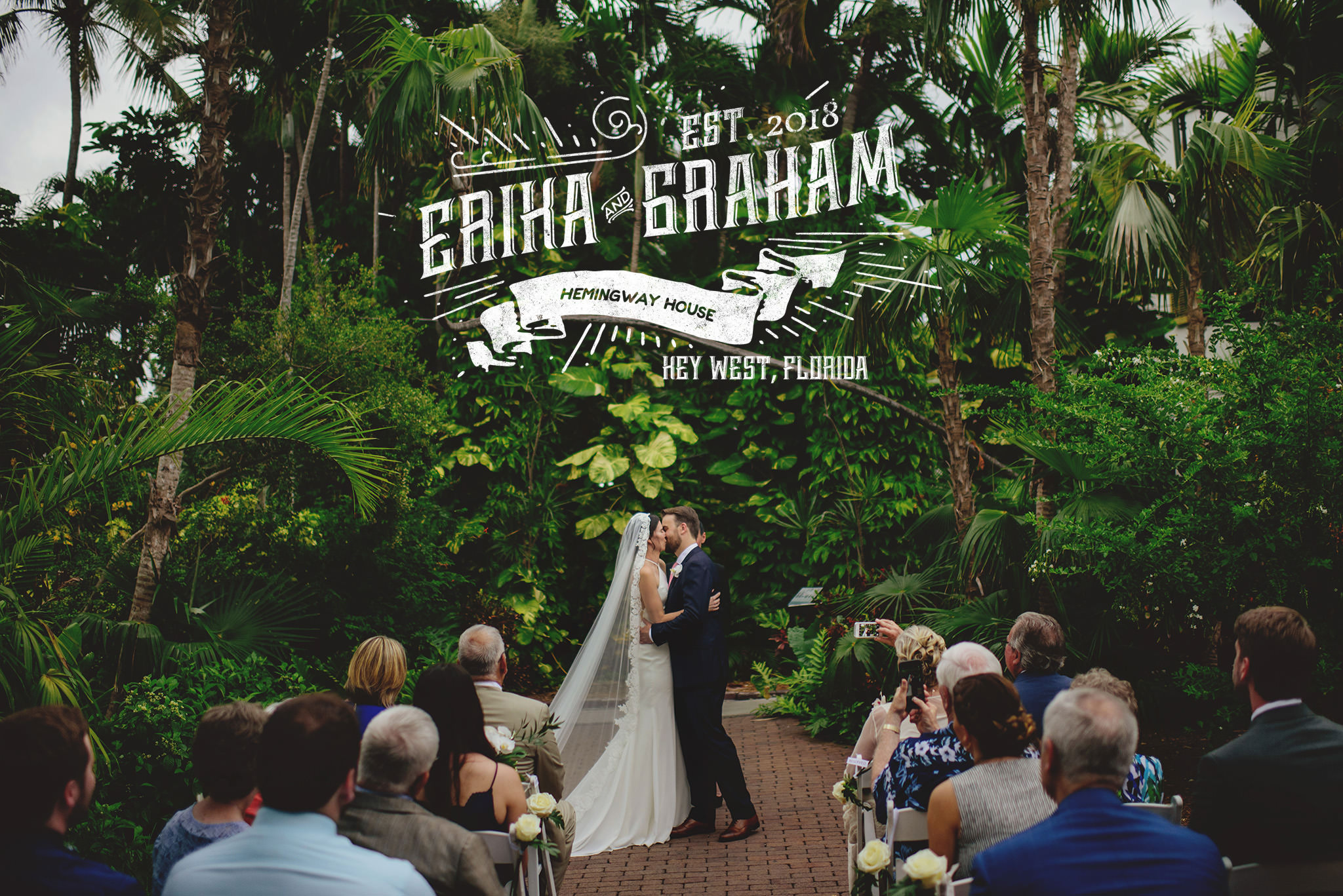 Erika + Graham | Hemingway House | Key West, FL