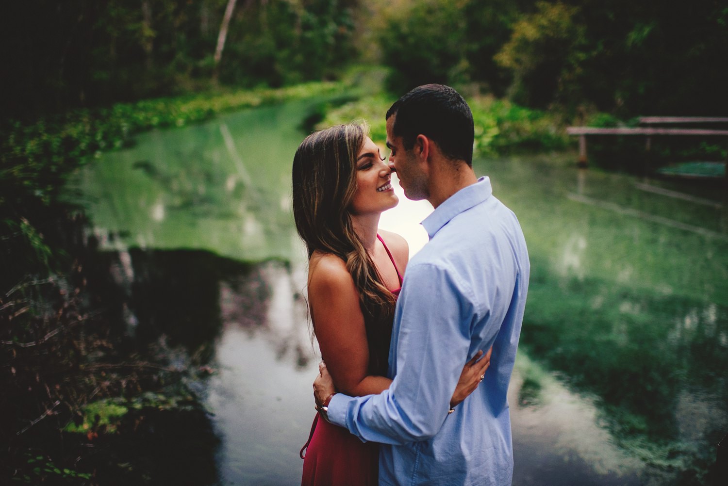 Saya + Rob | Kelly Rock Springs Park Engagement | Orlando, FL