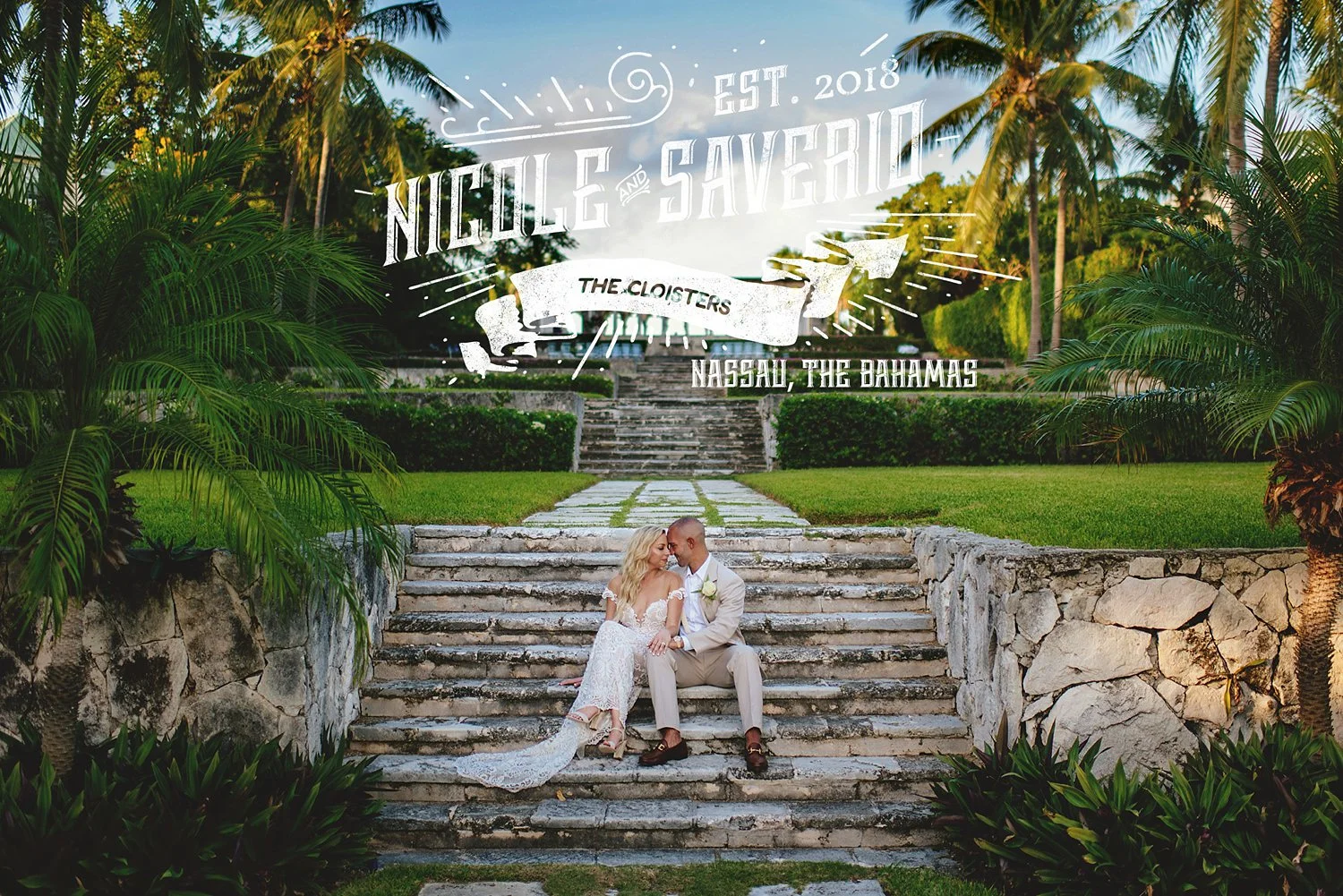 Nicole + Saverio | The Cloister's Wedding | Paradise Island, Bahamas